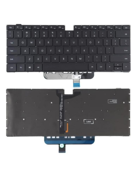 Teclado de Reemplazo Huawei Matebook D14 D15 US Retroiluminado Teclado de Reemplazo Huawei Matebook D14 D15 US Retroiluminado