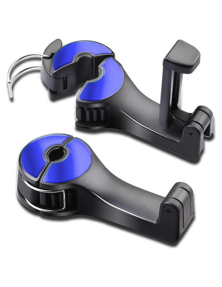 Gancho Oculto para Reposacabezas SCOVVORD 2 en 1 Azul Gancho Oculto para Reposacabezas SCOVVORD 2 en 1 Azul