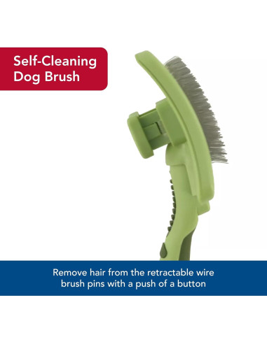 Cepillo Deshedding Autolimpiante Coastal Pet para Perros - Pequeño