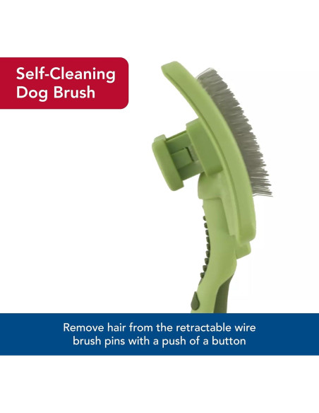 Cepillo Deshedding Autolimpiante Coastal Pet para Perros - Pequeño Cepillo Deshedding Autolimpiante Coastal Pet para Perros - Pequeño
