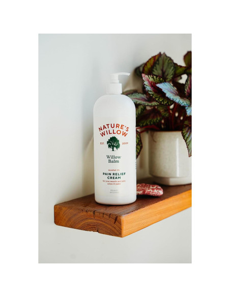 Bálsamo Natural para Alivio del Dolor Nature's Willow 946 ml Bálsamo Natural para Alivio del Dolor Nature's Willow 946 ml