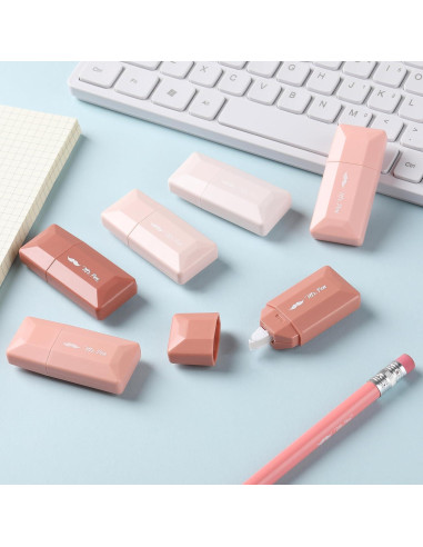 Cinta Correctora Mr. Pen 6 pcs 0.51 cm x 600.84 cm Mocha Blush