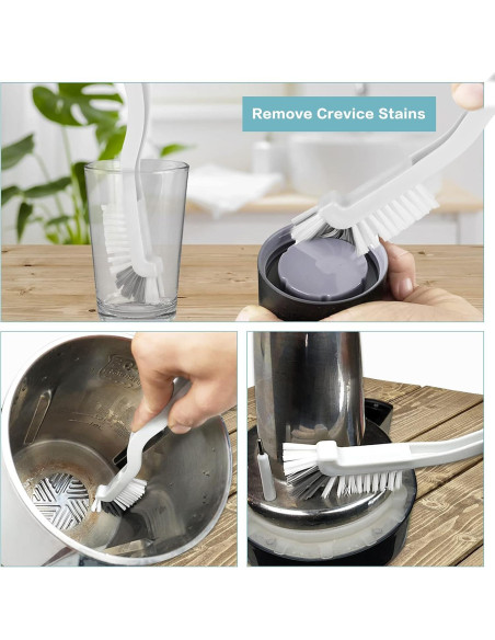 8 Piezas Cepillos de Limpieza Auzesto para Cocina y Baño 8 Piezas Cepillos de Limpieza Auzesto para Cocina y Baño