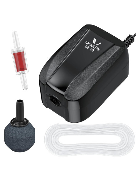 Bomba de Aire para Acuario Uniclife Mini 19 Litros 75.7 LPH Bomba de Aire para Acuario Uniclife Mini 19 Litros 75.7 LPH