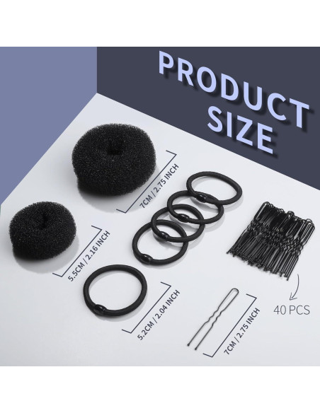 Set de Hacedores de Moño para Cabello FANDAMEI - 8 Piezas Set de Hacedores de Moño para Cabello FANDAMEI - 8 Piezas
