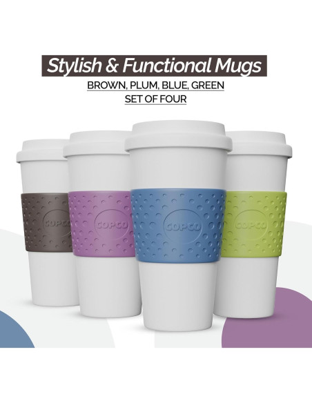 Taza de Viaje Copco Acadia 4 Piezas 480ml Aislada Antifugas Taza de Viaje Copco Acadia 4 Piezas 480ml Aislada Antifugas