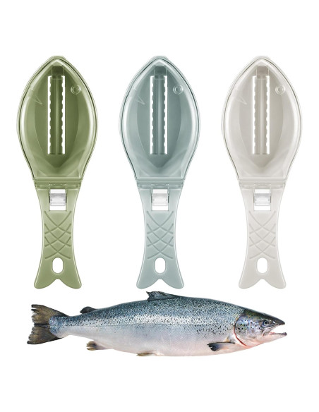 Juego de 3 Removedores de Escamas de Pescado Honoson Juego de 3 Removedores de Escamas de Pescado Honoson