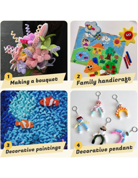 Juego de Limpiapipas Toffee Marrón 300pcs - Chenille Gruesos 30.48cm Juego de Limpiapipas Toffee Marrón 300pcs - Chenille Gruesos 30.48cm