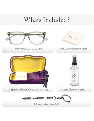 Gafas Rectangulares Gucci GG0737O - Diseño Elegante y Lujoso