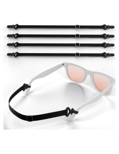 Correa Ajustable para Gafas X-Protector - 4 PCS, Negro
