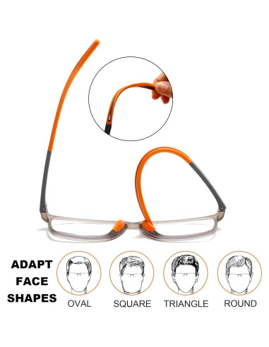 Gafas de lectura deportivas para hombres con bloqueo luz azul