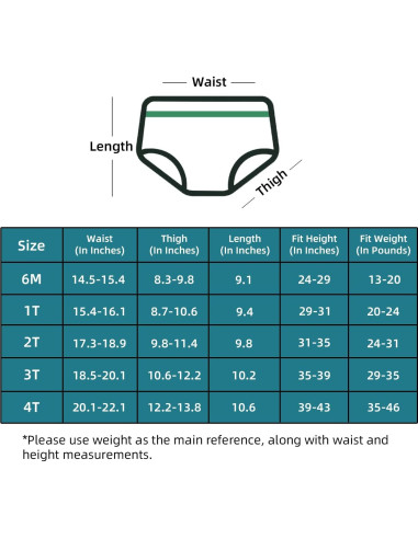 Paquete de 2 Pañales de Natación Reutilizables EZ Moms 2T