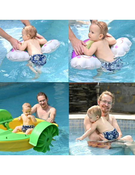 Pañales de Natación Reutilizables ALVABABY 2 Piezas Pequeño Pañales de Natación Reutilizables ALVABABY 2 Piezas Pequeño