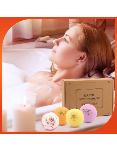 Set de 12 Bombas de Baño Kastu - Hidratantes y Relajantes
