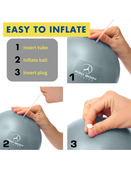 Pelota de Ejercicio ProBody Pilates 23 cm - Estabilidad y Core Pelota de Ejercicio ProBody Pilates 23 cm - Estabilidad y Core