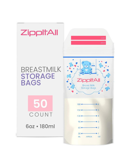 Bolsas de Almacenamiento de Leche Materna DiRose 170 ml - 50 Unidades Bolsas de Almacenamiento de Leche Materna DiRose 170 ml - 50 Unidades