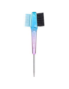 Cepillo y Peine EDGE BOOSTER Mini Azul/Púrpura - Cerdas de Jabalí