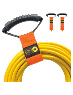 Correas de Almacenamiento Wrap-It 17" Naranja Brillante - 2 Piezas