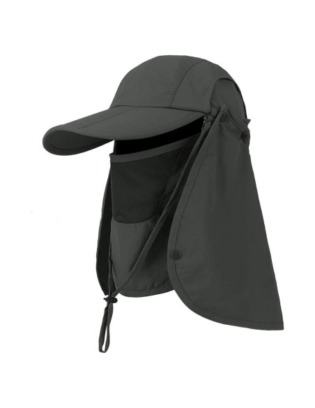 Gorra Solar Plegable Cristgee con Protección UPF 50+ Verde Militar Gorra Solar Plegable Cristgee con Protección UPF 50+ Verde Militar