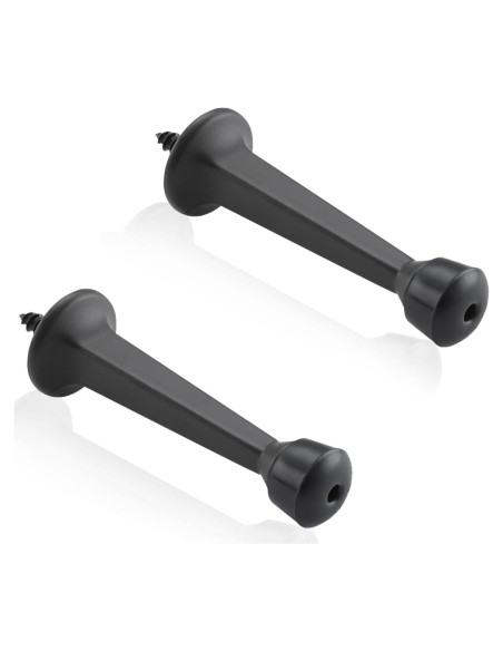 Parada de Puerta Rígida Sólida Home Master 2 Paquete Negro Mate Parada de Puerta Rígida Sólida Home Master 2 Paquete Negro Mate