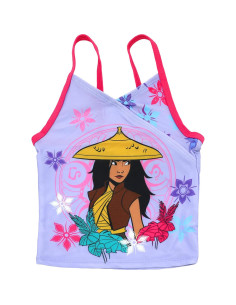 Tankini de 2 Piezas para Niñas Dreamwave UPF 50+ Púrpura/Rosa 2