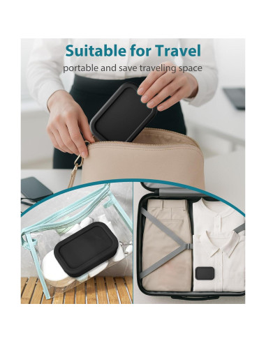 Funda de Jabón de Viaje Quatish Grande a Prueba de Fugas