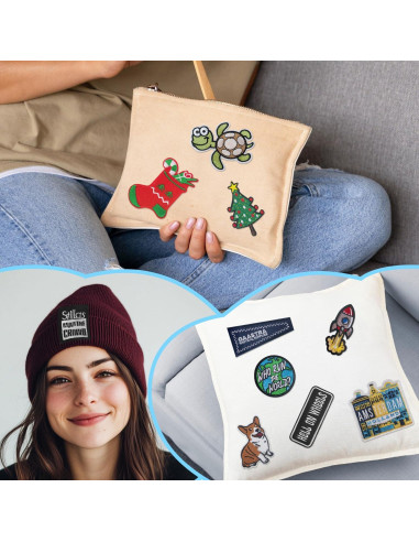 100 Parches Bordados IANZE para Coser o Planchar - Estilos Variados