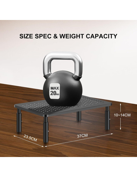 Soporte Elevador de Monitor Bracwiser Ajustable 3 Niveles 20kg