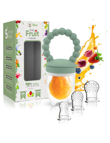 Chupete Alimentador O'doe para Bebés con 3 Tetinas - Libre de BPA