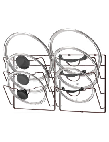 Organizador de tapas de ollas Simple Houseware bronce 2 paquetes