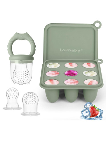 Moldes de Popsicle de Silicona para Bebés - Alivio de Dentición