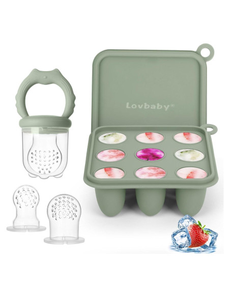 Moldes de Popsicle de Silicona para Bebés - Alivio de Dentición Moldes de Popsicle de Silicona para Bebés - Alivio de Dentición