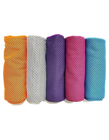 Paquete de 5 Toallas Refrigerantes Durikant 120x35cm Secado Rápido