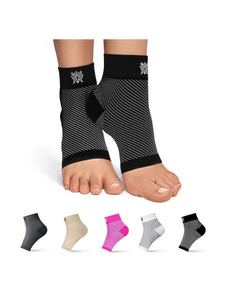 Calcetines de Compresión Bitly para Fascitis Plantar - Negro, Pequeño Calcetines de Compresión Bitly para Fascitis Plantar - Negro, Pequeño