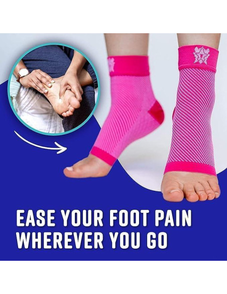 Calcetines de Compresión Bitly para Fascitis Plantar - Negro, Pequeño Calcetines de Compresión Bitly para Fascitis Plantar - Negro, Pequeño
