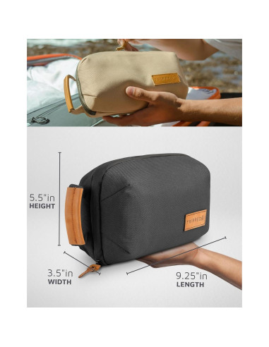 Organizador de Electrónica TRIPPED - Estuche de Viaje Negro