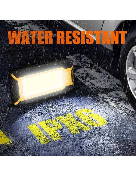 Luz de Trabajo LED WARSUN 40W 1500 Lúmenes Recargable Amarillo Luz de Trabajo LED WARSUN 40W 1500 Lúmenes Recargable Amarillo