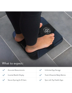 Báscula Digital Inteligente Greater Goods Bluetooth 36.3x34.6cm 2