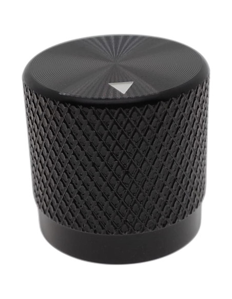 Paquete de 2 Perillas de Control de Aluminio Szliyands 17mm Negro Paquete de 2 Perillas de Control de Aluminio Szliyands 17mm Negro