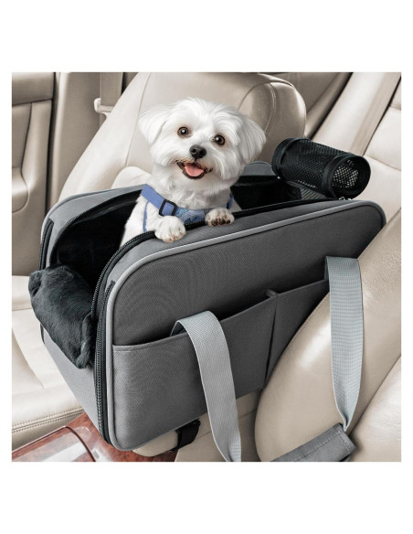 Asiento de perro para automóvil PETSFIT Gris Profundo 42.93x22.86cm Asiento de perro para automóvil PETSFIT Gris Profundo 42.93x22.86cm