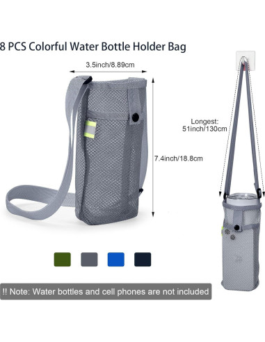 Soporte para Botellas de Agua Mumufy MEI2230 Pack de 4 Unidades