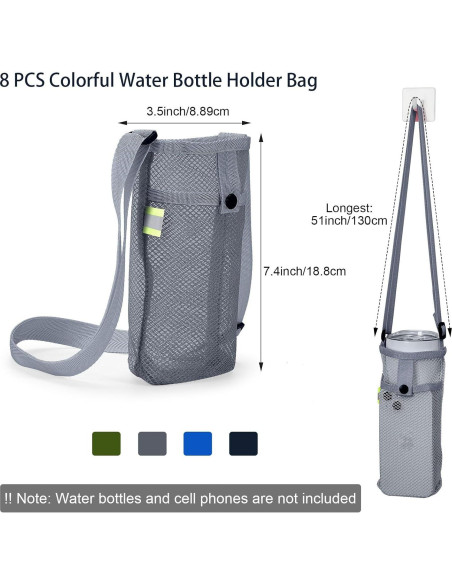 Soporte para Botellas de Agua Mumufy MEI2230 Pack de 4 Unidades Soporte para Botellas de Agua Mumufy MEI2230 Pack de 4 Unidades