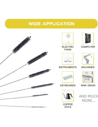 Juego de Cepillos Limpiadores de Pajitas 6 Piezas FAMILIA DE CEPILLOS