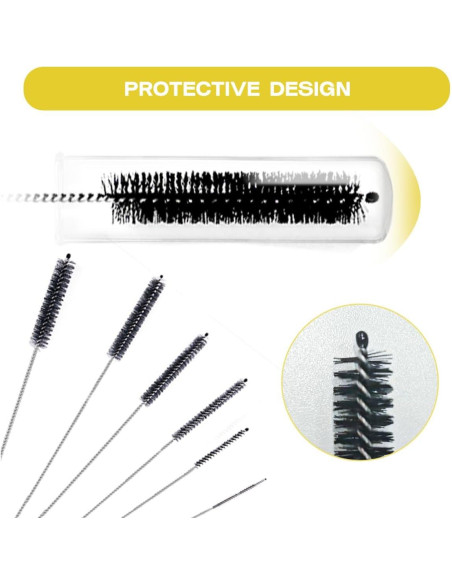 Juego de Cepillos Limpiadores de Pajitas 6 Piezas FAMILIA DE CEPILLOS Juego de Cepillos Limpiadores de Pajitas 6 Piezas FAMILIA DE CEPILLOS