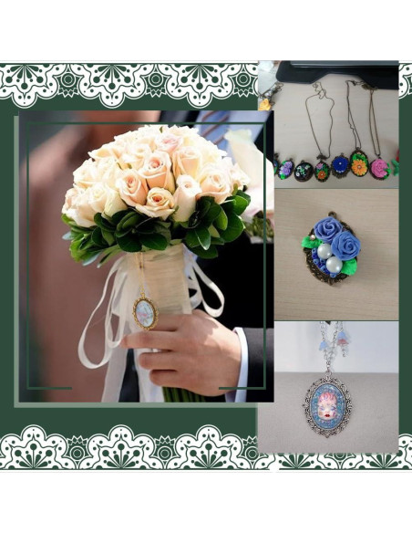 Kit de 60 Bandejas de Colgante Doradas PH PandaHall para Joyas DIY Kit de 60 Bandejas de Colgante Doradas PH PandaHall para Joyas DIY
