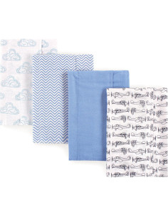 Pañales de Eructo Hudson Baby 8-Pack Algodón Poliéster 2