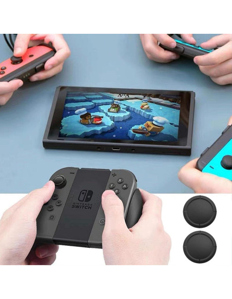 Cubiertas de Joystick de Silicona SMLBJUTE para Nintendo Switch 10PCS Negro Cubiertas de Joystick de Silicona SMLBJUTE para Nintendo Switch 10PCS Negro