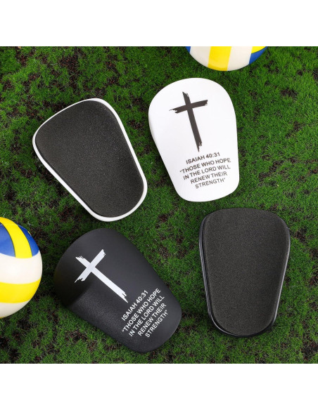 2 Pares Mini Espinilleras Fútbol DERTE 8.5x6 cm Cruz Fe 2 Pares Mini Espinilleras Fútbol DERTE 8.5x6 cm Cruz Fe