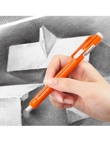 Borrador Mecánico Retráctil Hutou - Paquete de 4 Colores