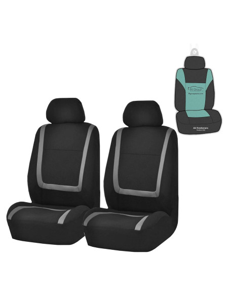 Fundas de Asiento Delanteras FH Group Gris Ajuste Universal Fundas de Asiento Delanteras FH Group Gris Ajuste Universal